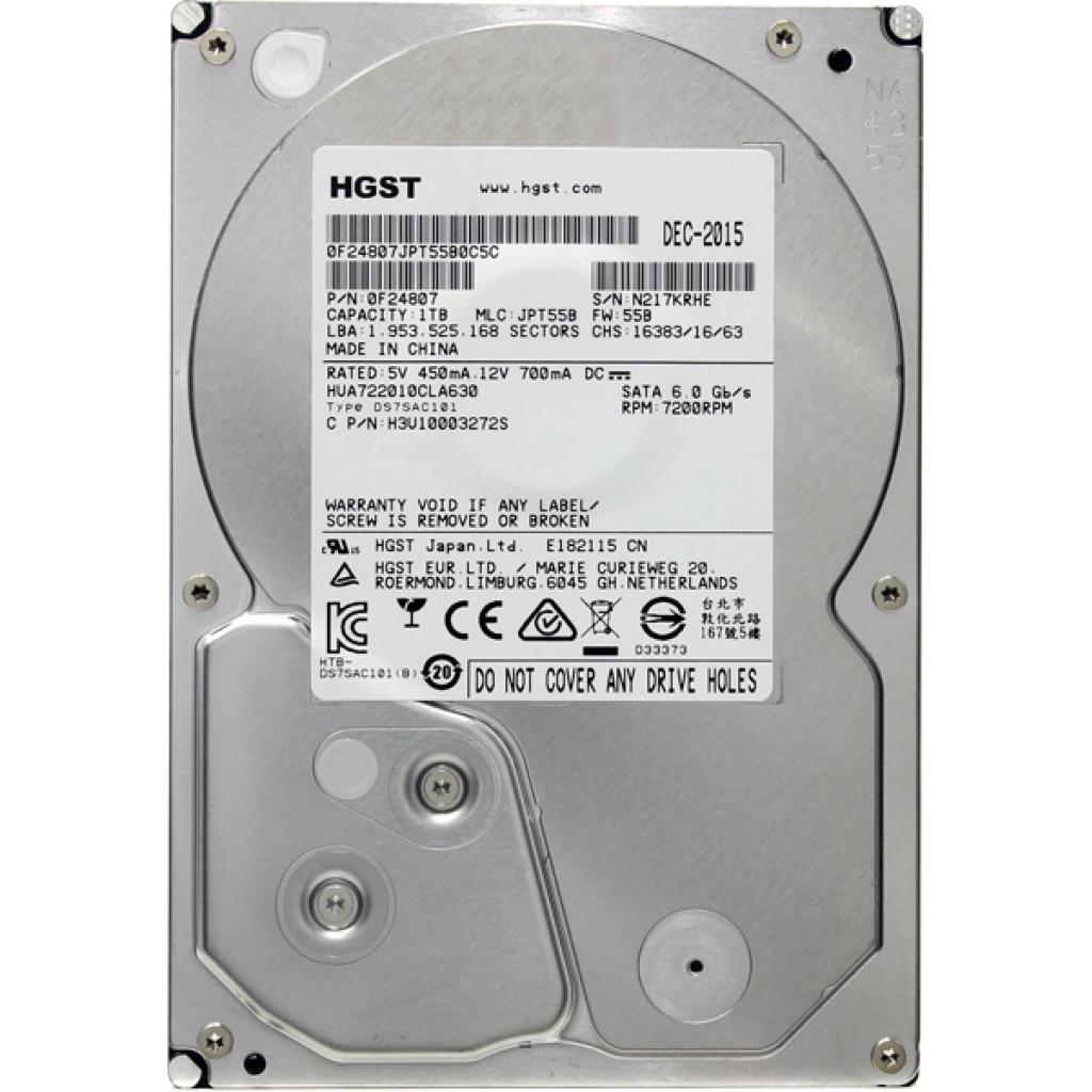 Жесткий диск 3.5" 1TB WDC Hitachi HGST (# HUA722010KLA330 #)