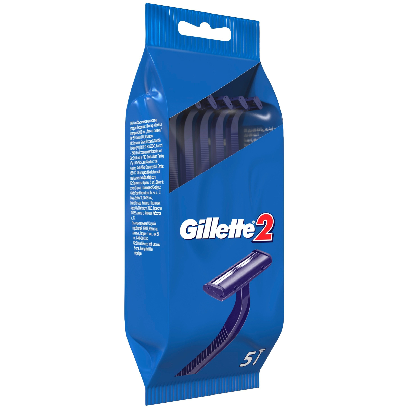 Бритва Gillette 2 одноразова 10 шт. (7702018874293/8700216169028) зображення 2