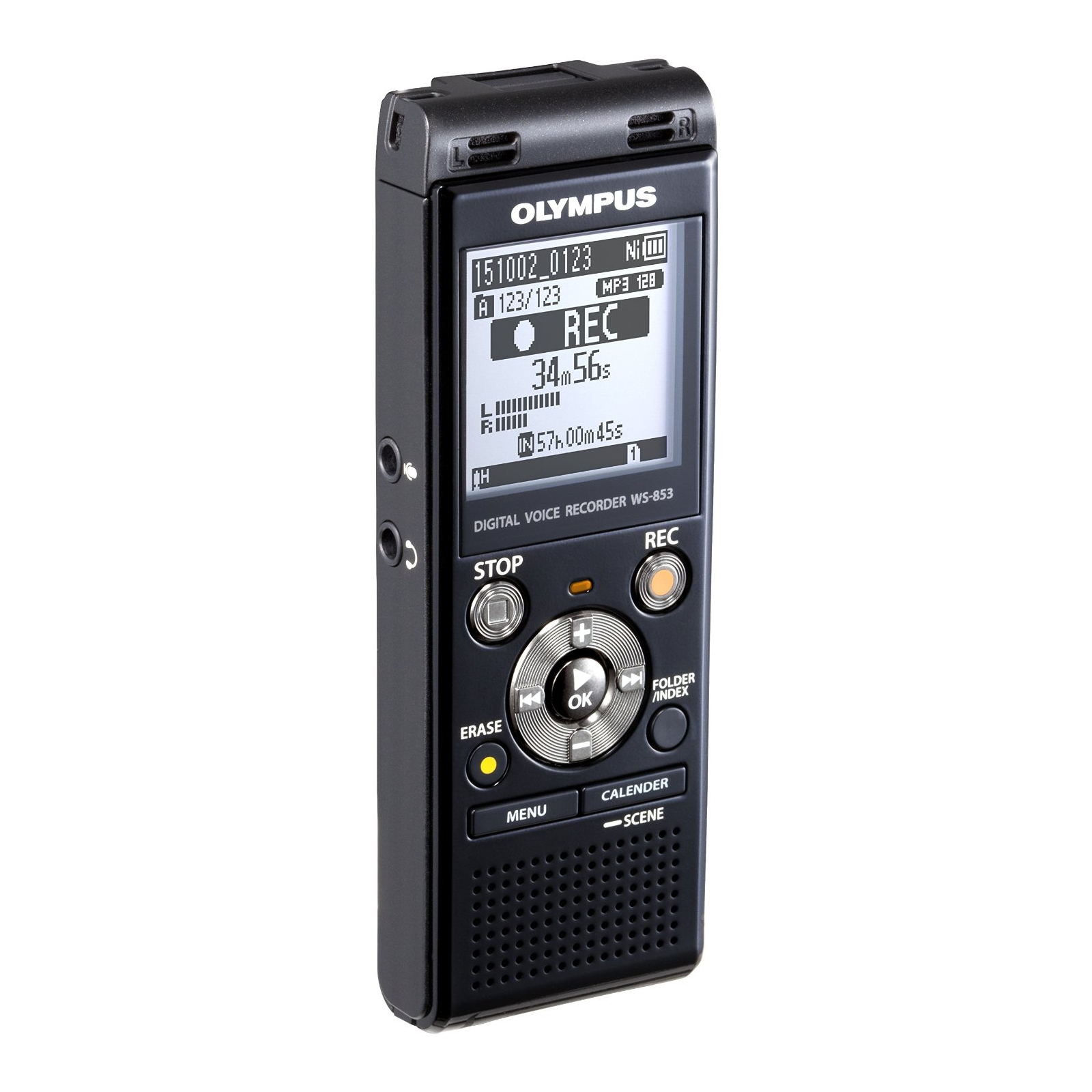 Цифровой диктофон Olympus WS-853 8GB Black (V415131BE000) изображение 3