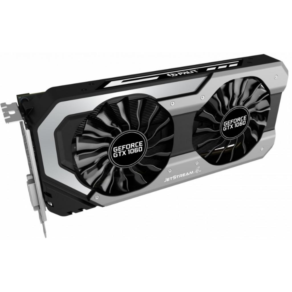 ᐈ Купить видеокарту Palit GeForce GTX1060 6144Mb Super JetStream