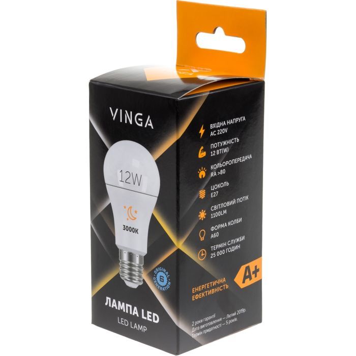 Лампочка Vinga VL-A60E27-123L зображення 4