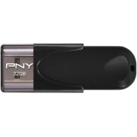 USB флеш накопитель PNY flash 32GB Attache4 Black USB 2.0 (FD32GATT4-EF)
