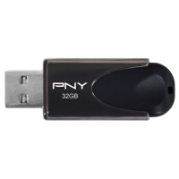 USB флеш накопитель PNY flash 32GB Attache4 Black USB 2.0 (FD32GATT4-EF) изображение 2