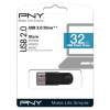 USB флеш накопитель PNY flash 32GB Attache4 Black USB 2.0 (FD32GATT4-EF) изображение 4