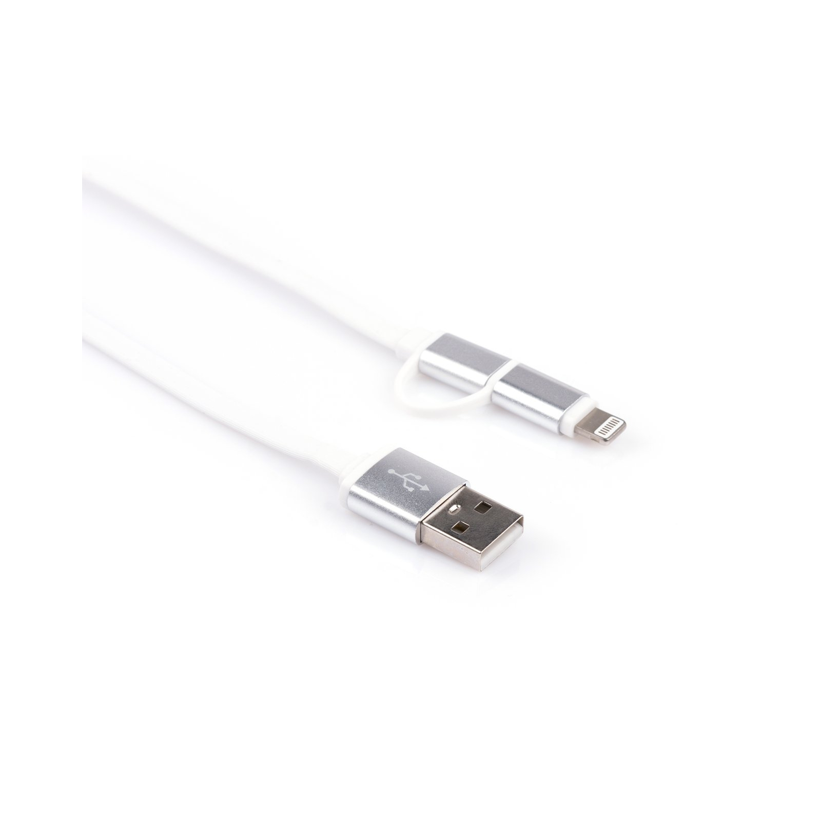 Дата кабель USB 2.0 AM to Micro 5P&Lightning 1.0m Vinga (USBAMMICRO&Lightning-1.0) изображение 2