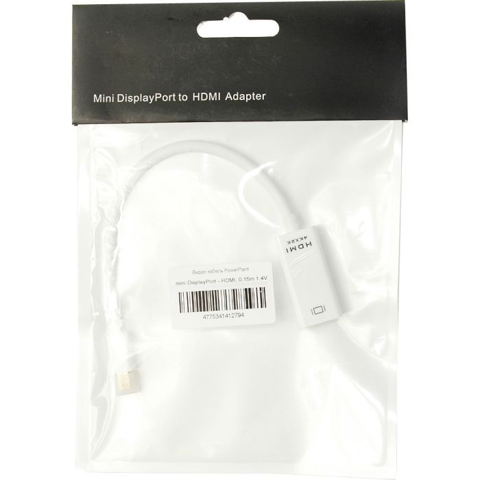 Переходник mini DisplayPort to HDMI PowerPlant (KD00AS1279) изображение 4