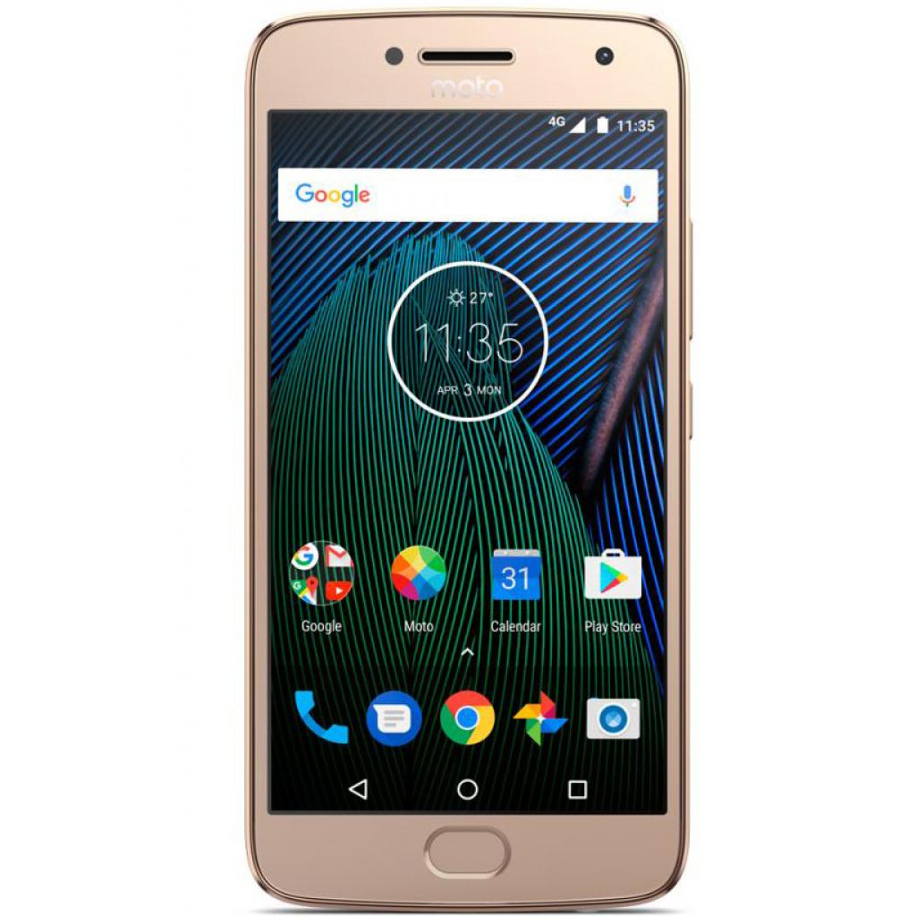 Мобільний телефон Motorola Moto G5 Plus (XT1685) 32Gb Fine Gold (SM4469AJ1K7)