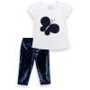 Набір дитячого одягу Breeze футболка з метеликом та штанцями (8969-110G-cream)