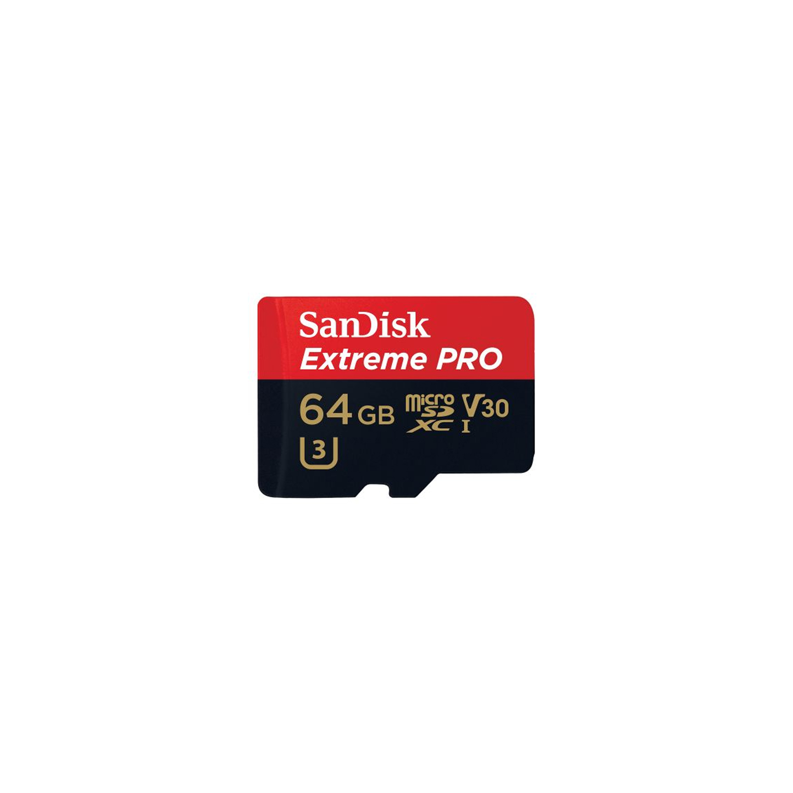 Карта пам'яті SanDisk 64GB microSD class 10 V30 A1 UHS-I U3 4K Extreme Pro (SDSQXCG-064G-GN6MA) зображення 2