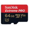 Карта пам'яті SanDisk 64GB microSD class 10 V30 A1 UHS-I U3 4K Extreme Pro (SDSQXCG-064G-GN6MA) зображення 2