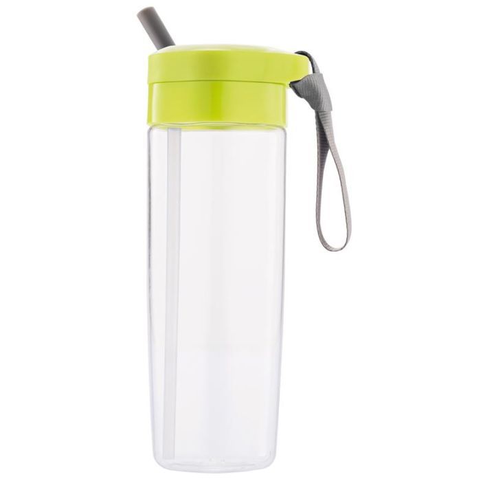 Пляшка для води XD Modo с трубочкой зеленая (P436.047) зображення 4