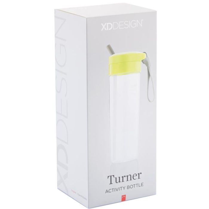 Пляшка для води XD Modo с трубочкой зеленая (P436.047) зображення 7