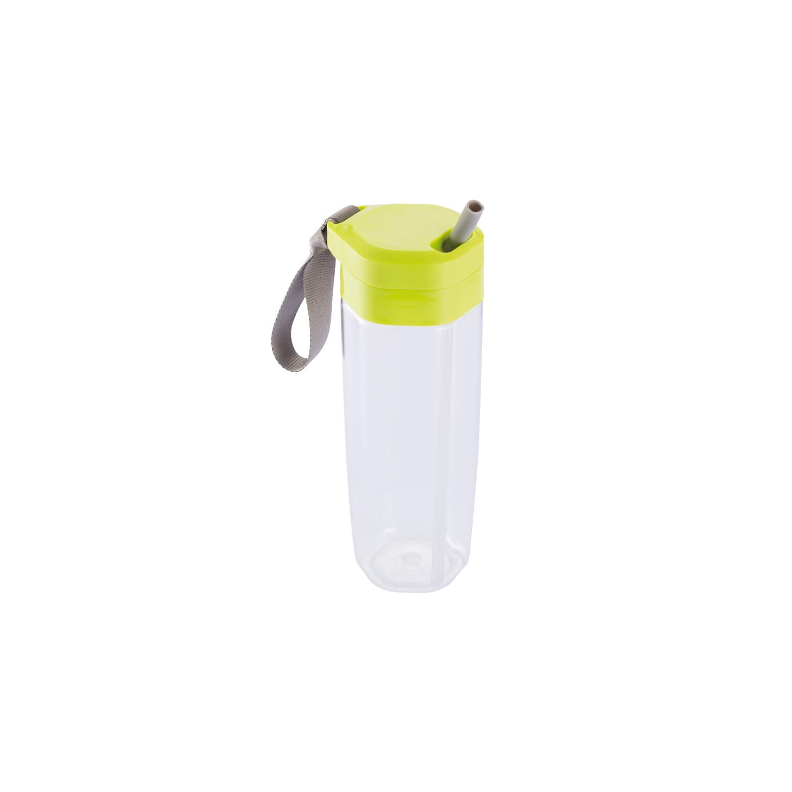 Бутылка для воды XD Modo с трубочкой зеленая (P436.047)