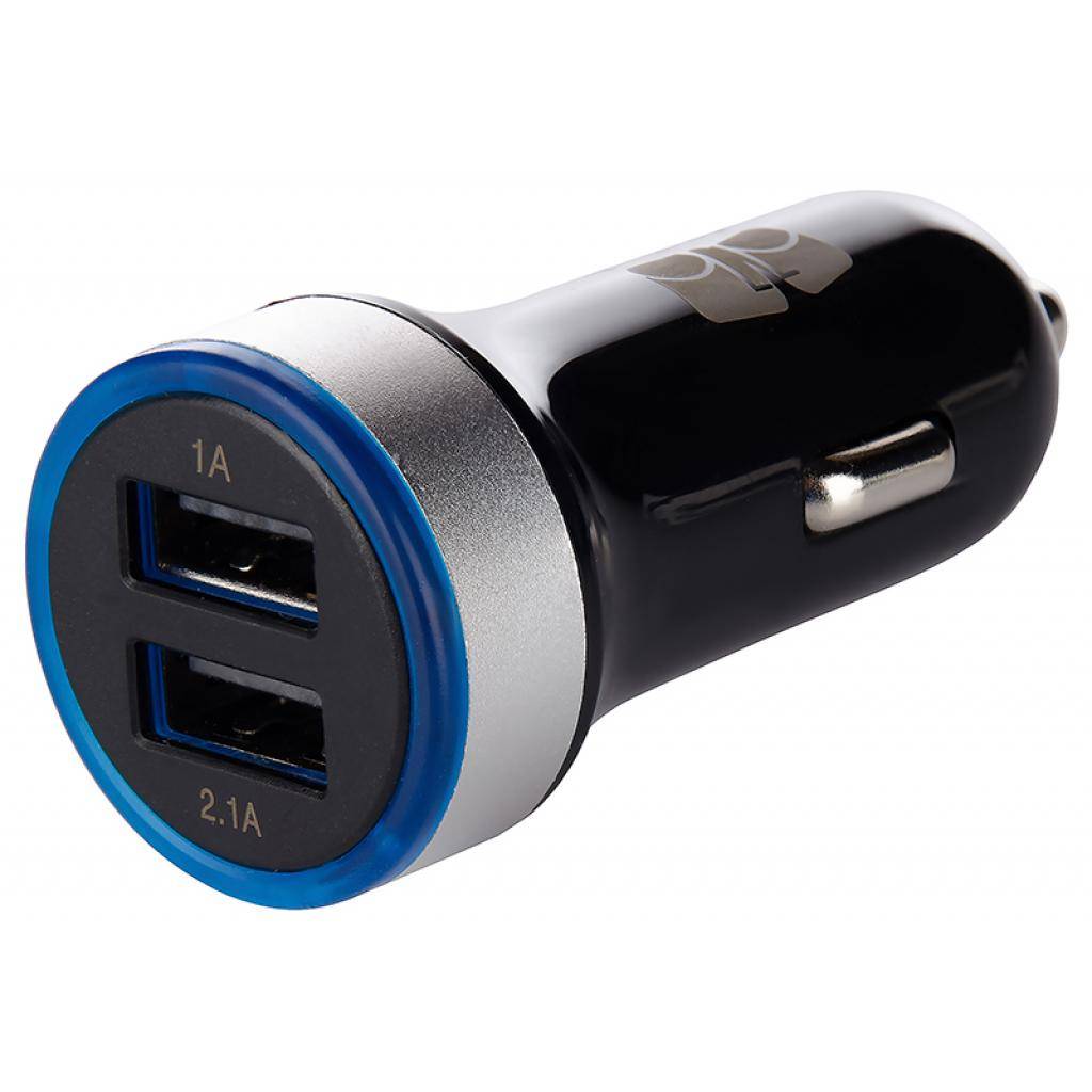 Зарядное устройство Drobak Power Dual USB black 5V*1A, 5V*2A (905318)