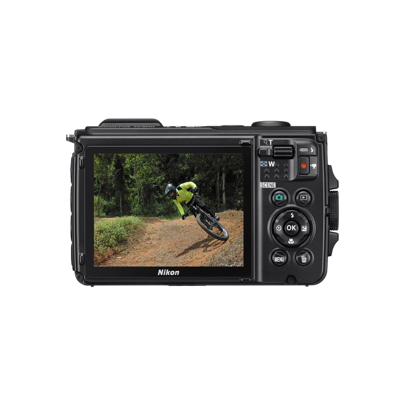Цифровий фотоапарат Nikon Coolpix W300 Black (VQA070E1) зображення 4