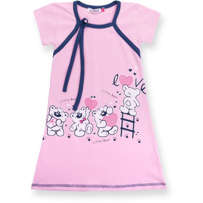 Піжама дитяча Matilda і халат з ведмедиками "Love" (7445-104G-pink) зображення 3