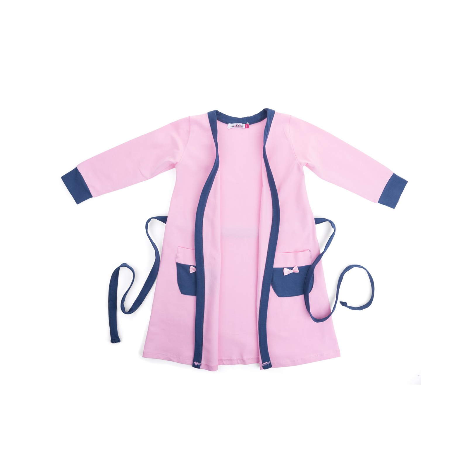 Пижама Matilda и халат с мишками "Love" (7445-128G-pink) изображение 4