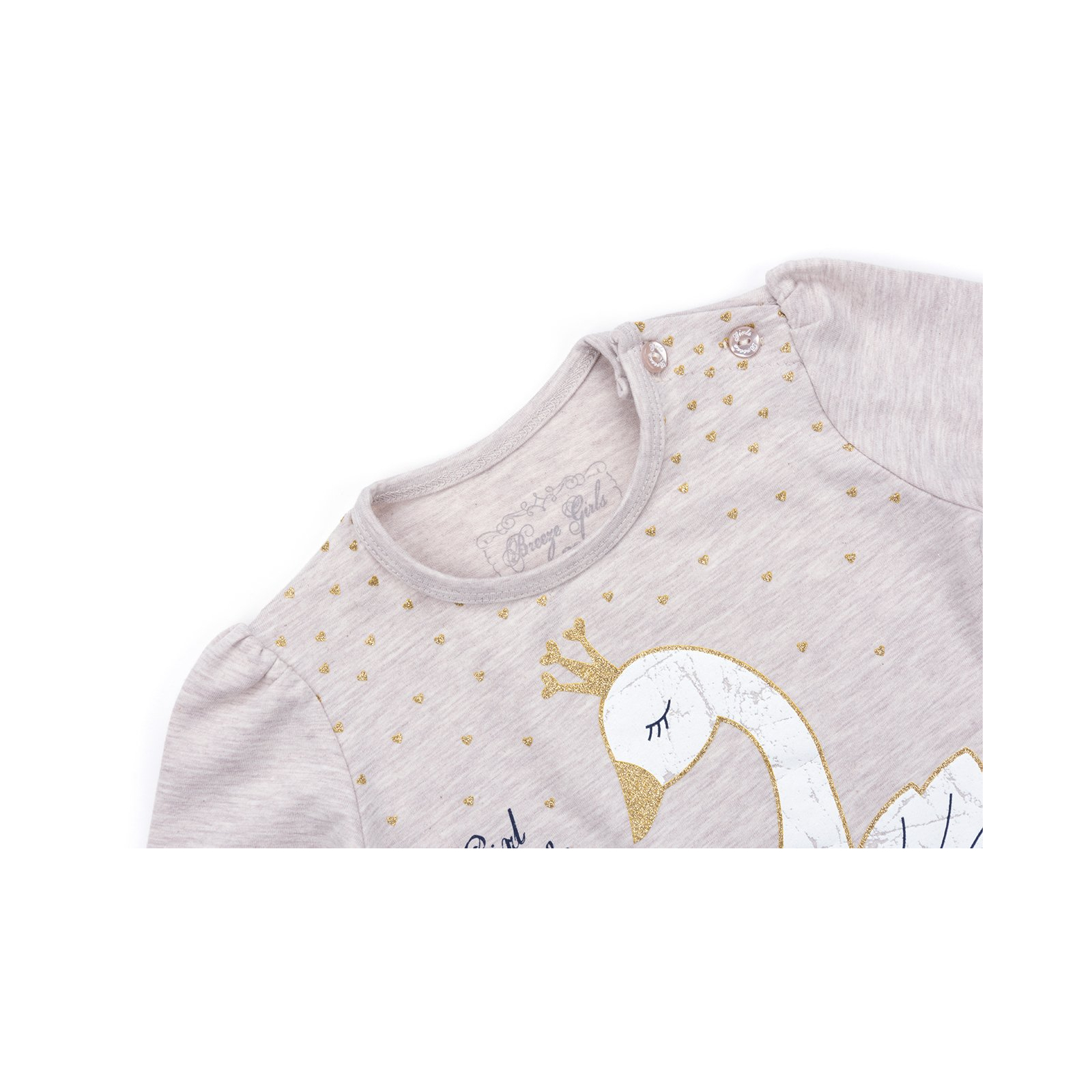 Набір дитячого одягу Breeze з лебедем (9959-80G-beige) зображення 7