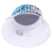 Панама детская Kitti с надписями (Y8230-5-50B-white) изображение 2