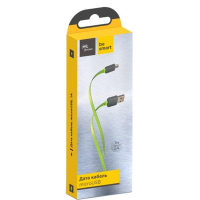 Дата кабель USB 2.0 AM to Micro 5P 1.0m Color Lime green Florence (FDC-M1-2L)