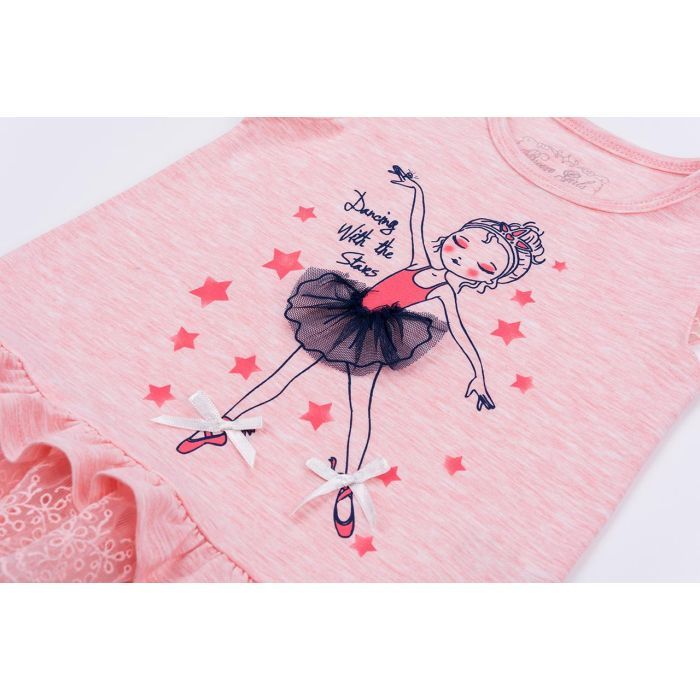 Плаття дитяче Breeze з балеринкою (10735-92G-peach) зображення 5