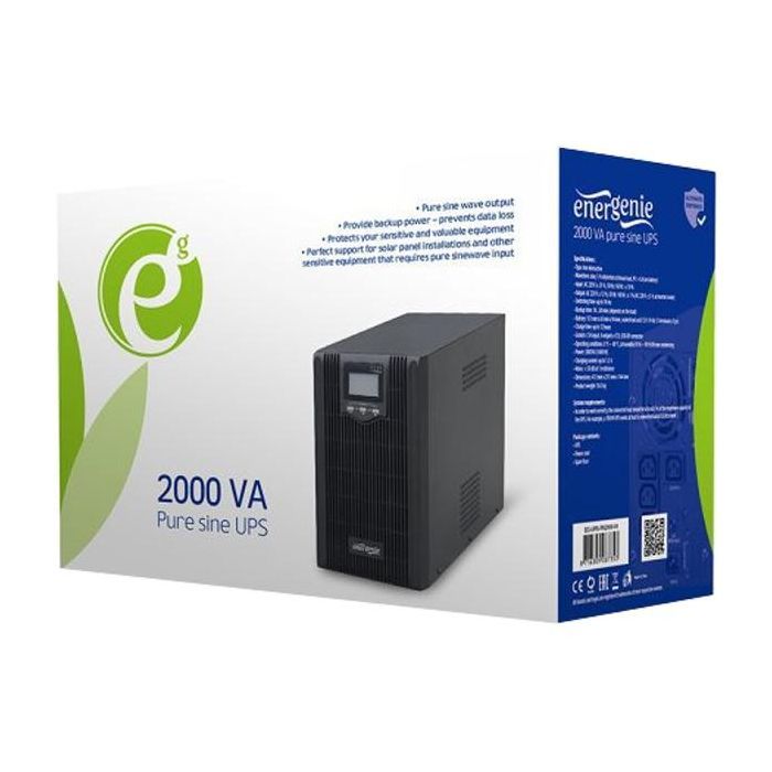 Пристрій безперебійного живлення EnerGenie EG-UPS-PS2000-01, 2000VA (EG-UPS-PS2000-01) зображення 5