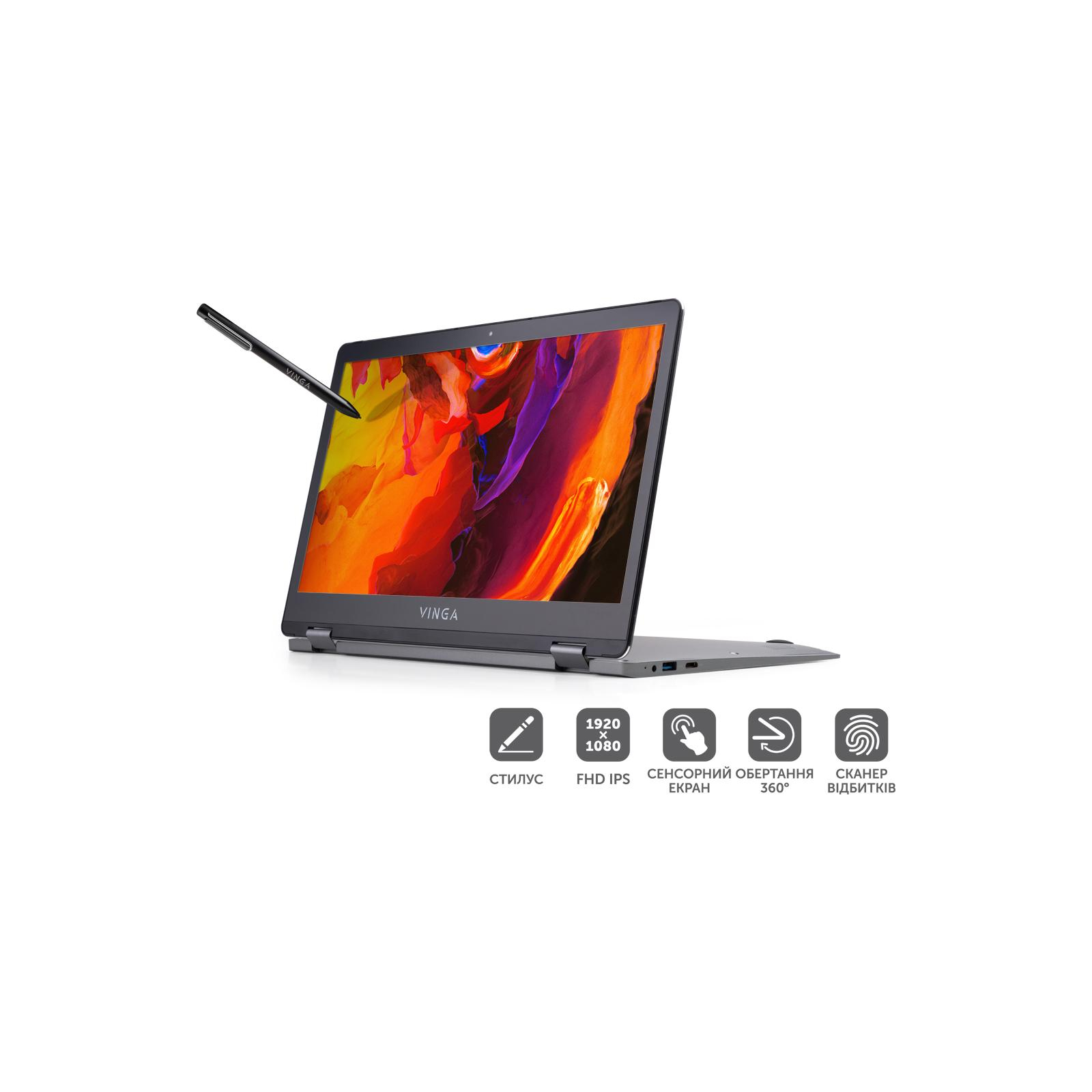 Ноутбук Vinga Twizzle Pen J133 (J133-P42464PDG) изображение 2