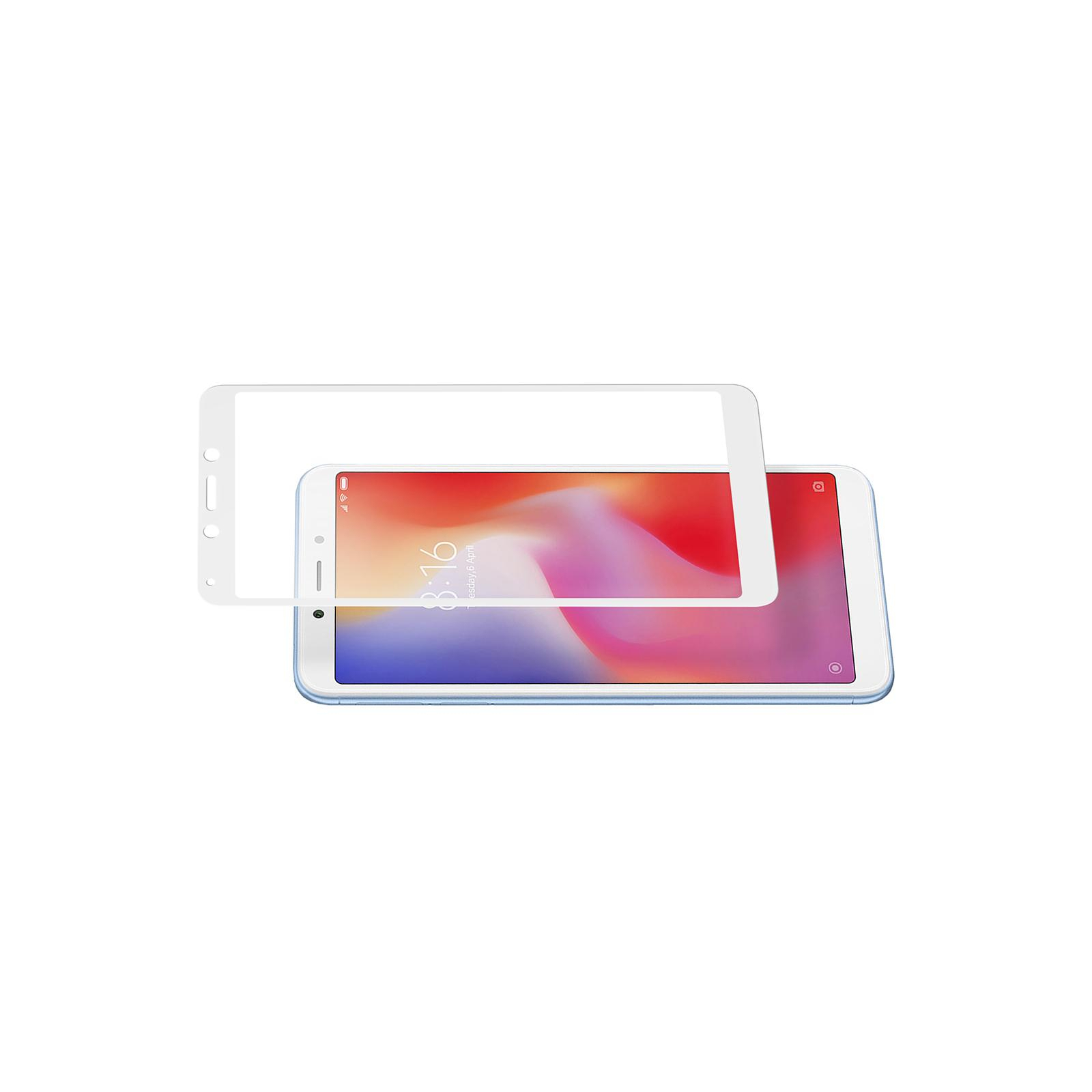 Стекло защитное Vinga для Xiaomi Redmi 6A (White) (VTPGS-R6AW) изображение 8