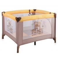 Детский манеж Bertoni/Lorelli PLAY STATION Beige&yellow happy family (20492)
