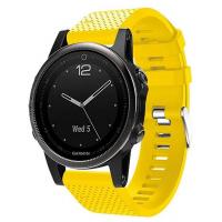 Смарт-часы Garmin Fenix 5s Sapphire Black with Yellow Silicon (010-01685-37)