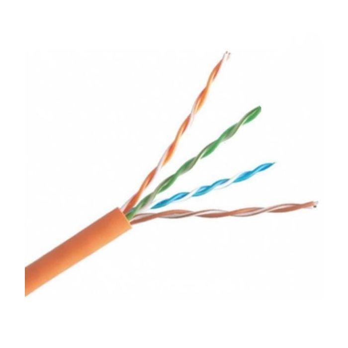 Кабель сетевой OK-Net UTP cat.5E 305m негорючий (U/UTP-cat.5E LSFROH) (КПВнг-HF-ВП(350) 4*2*0,51)