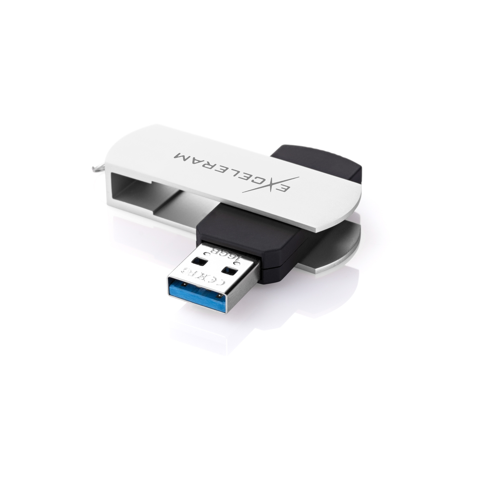 USB флеш накопитель eXceleram 16GB P2 Series Rose/Black USB 3.1 Gen 1 (EXP2U3ROB16) изображение 2