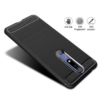 Чехол для мобильного телефона Laudtec для Nokia 3.1 Plus Carbon Fiber (Black) (LT-N31PB) изображение 3