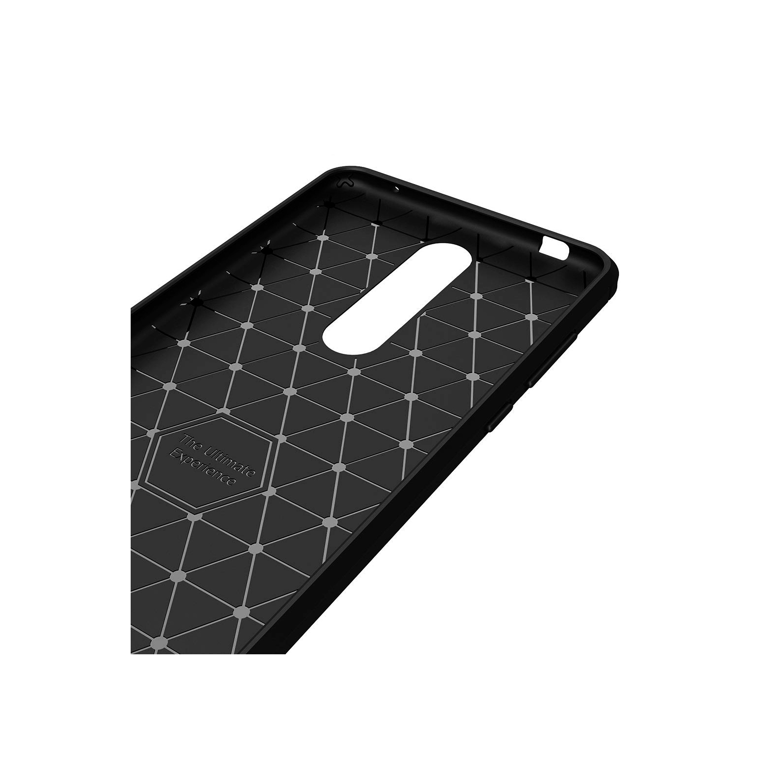 Чехол для мобильного телефона Laudtec для Nokia 3.1 Plus Carbon Fiber (Black) (LT-N31PB) изображение 6