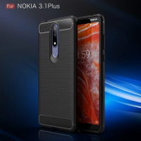 Чехол для мобильного телефона Laudtec для Nokia 3.1 Plus Carbon Fiber (Black) (LT-N31PB) изображение 9
