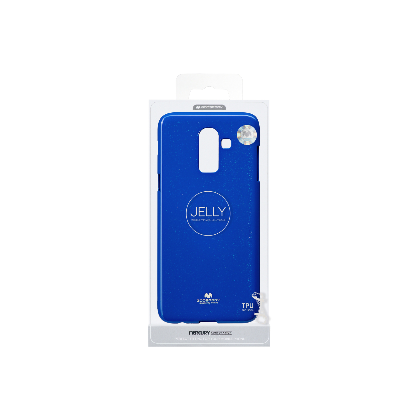 Чохол до мобільного телефона Goospery Jelly Case Samsung Galaxy J8 J810 Navy (8809621279091) зображення 3