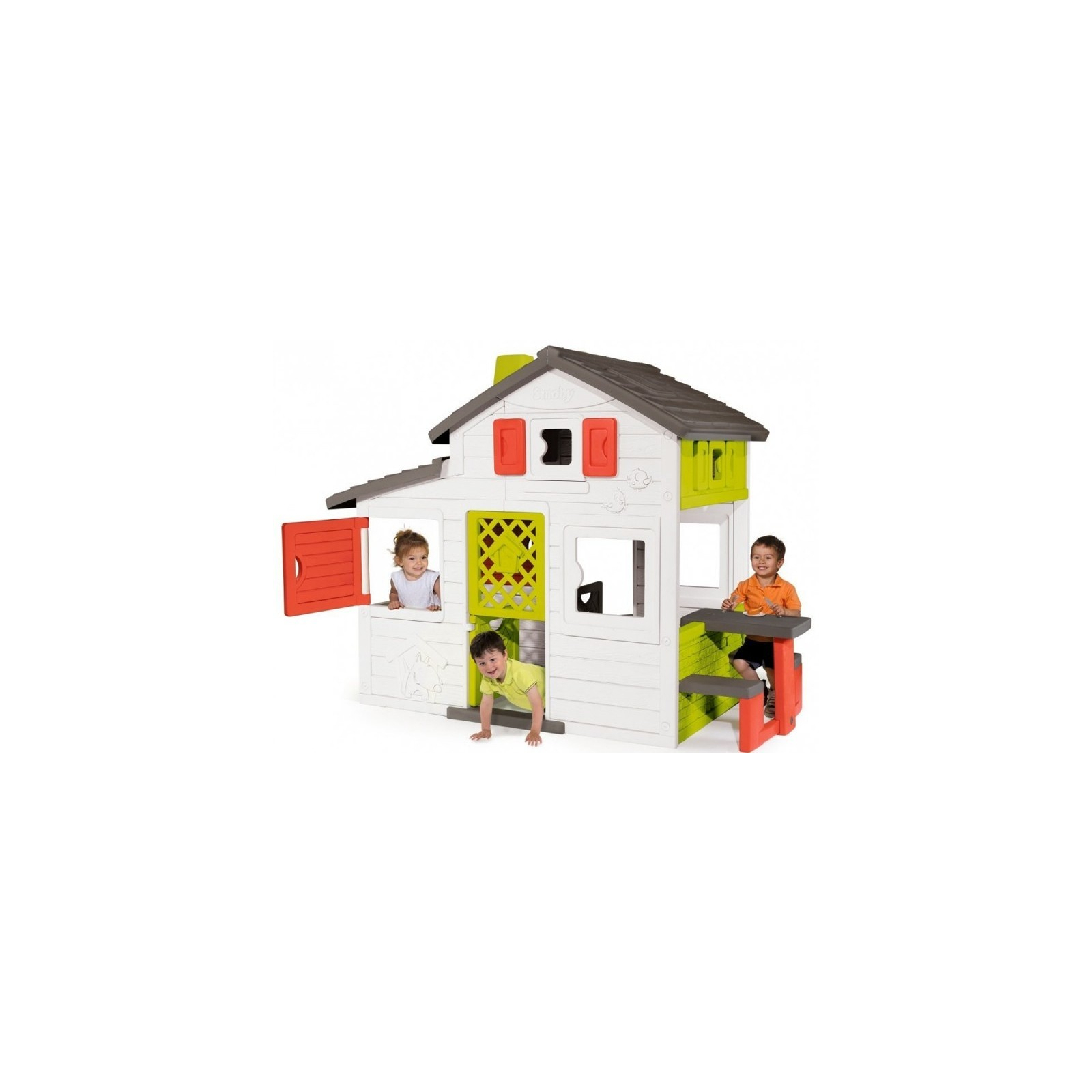 Ігровий будиночок Smoby Будинок для друзів з горищем і кухнею (810200) зображення 3