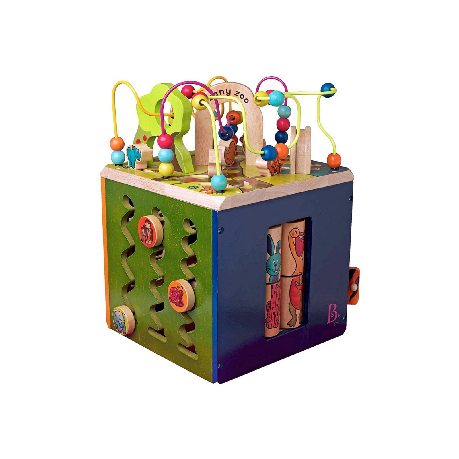 Развивающая игрушка Battat Зоокуб (BX1004X) изображение 3