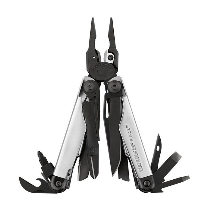 Мультитул Leatherman Surge BLACK&SILVER, чехол MOLLE, картоная коробка (832462)