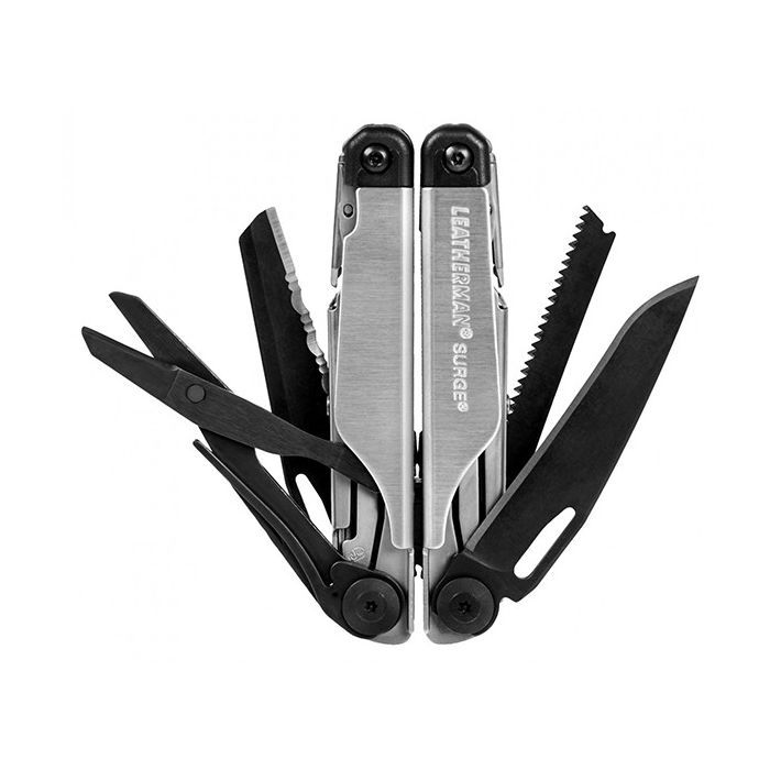 Мультитул Leatherman Surge BLACK&SILVER, чехол MOLLE, картоная коробка (832462) зображення 8