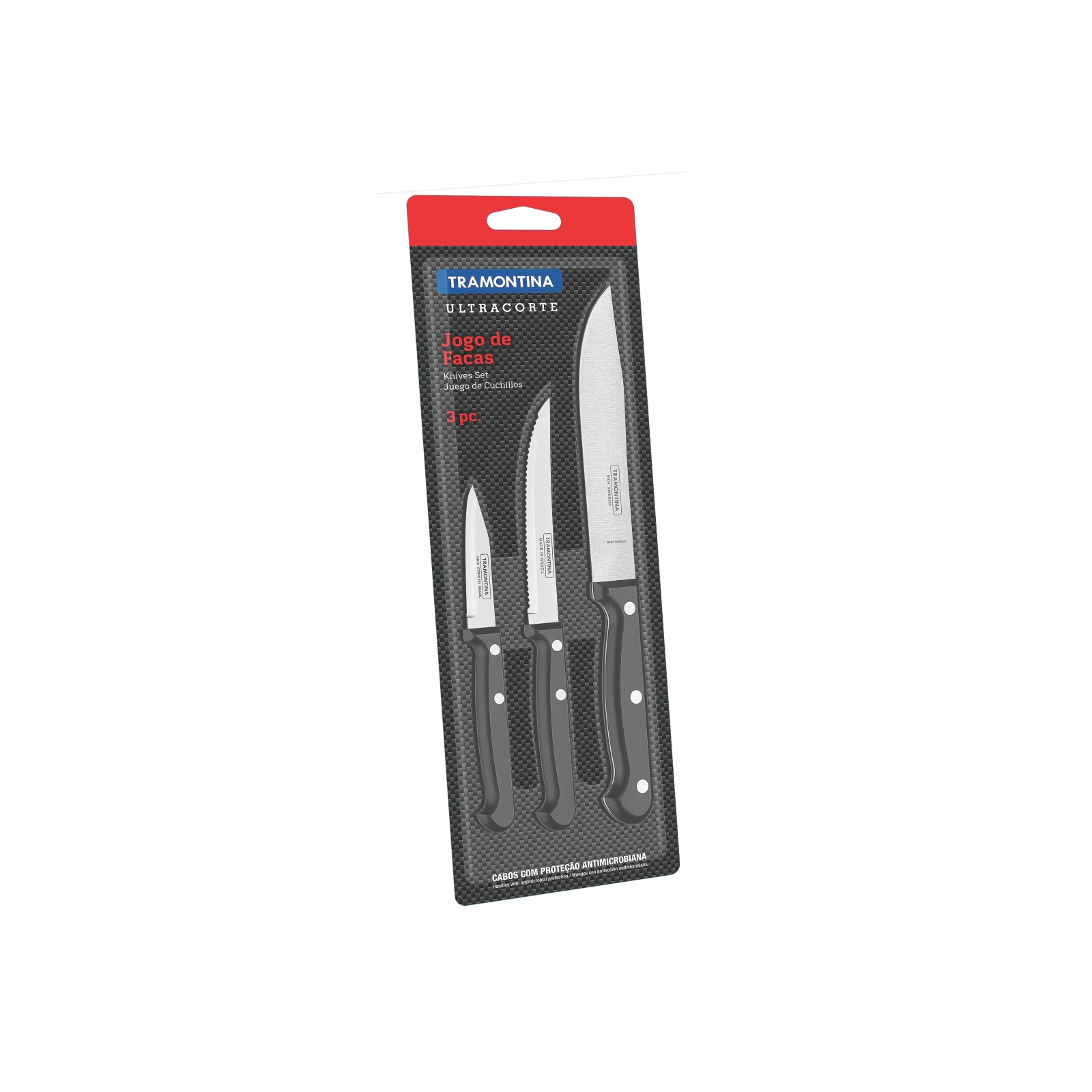 Набор ножей Tramontina Ultracorte 3шт (23899/051)