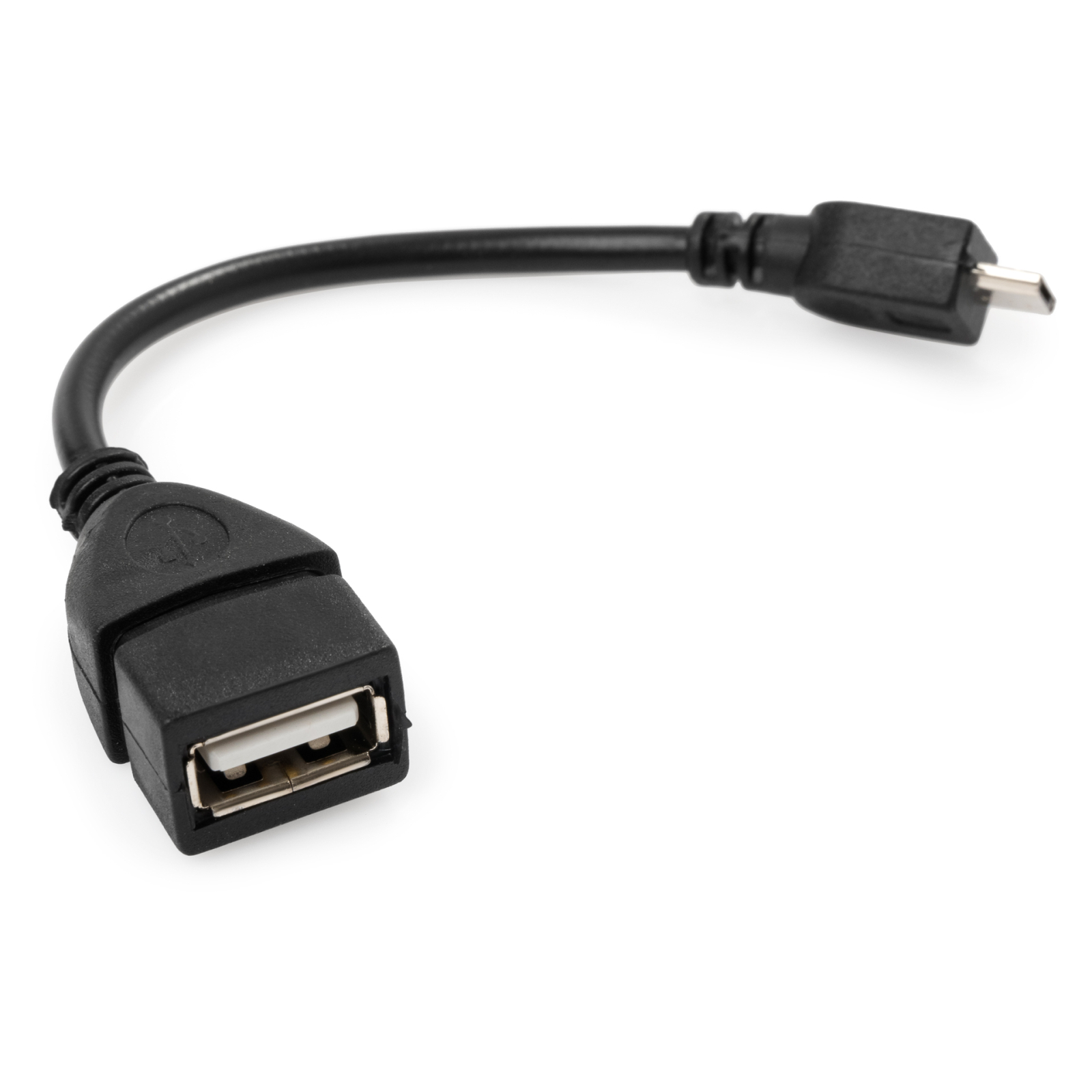 Дата кабель OTG USB 2.0 AF to Micro 5P Vinga (VCPDCOTGMBK) изображение 3