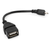 Дата кабель OTG USB 2.0 AF to Micro 5P Vinga (VCPDCOTGMBK) изображение 3
