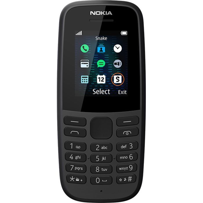 Мобільний телефон Nokia 105 DS 2019 Black (16KIGB01A01)
