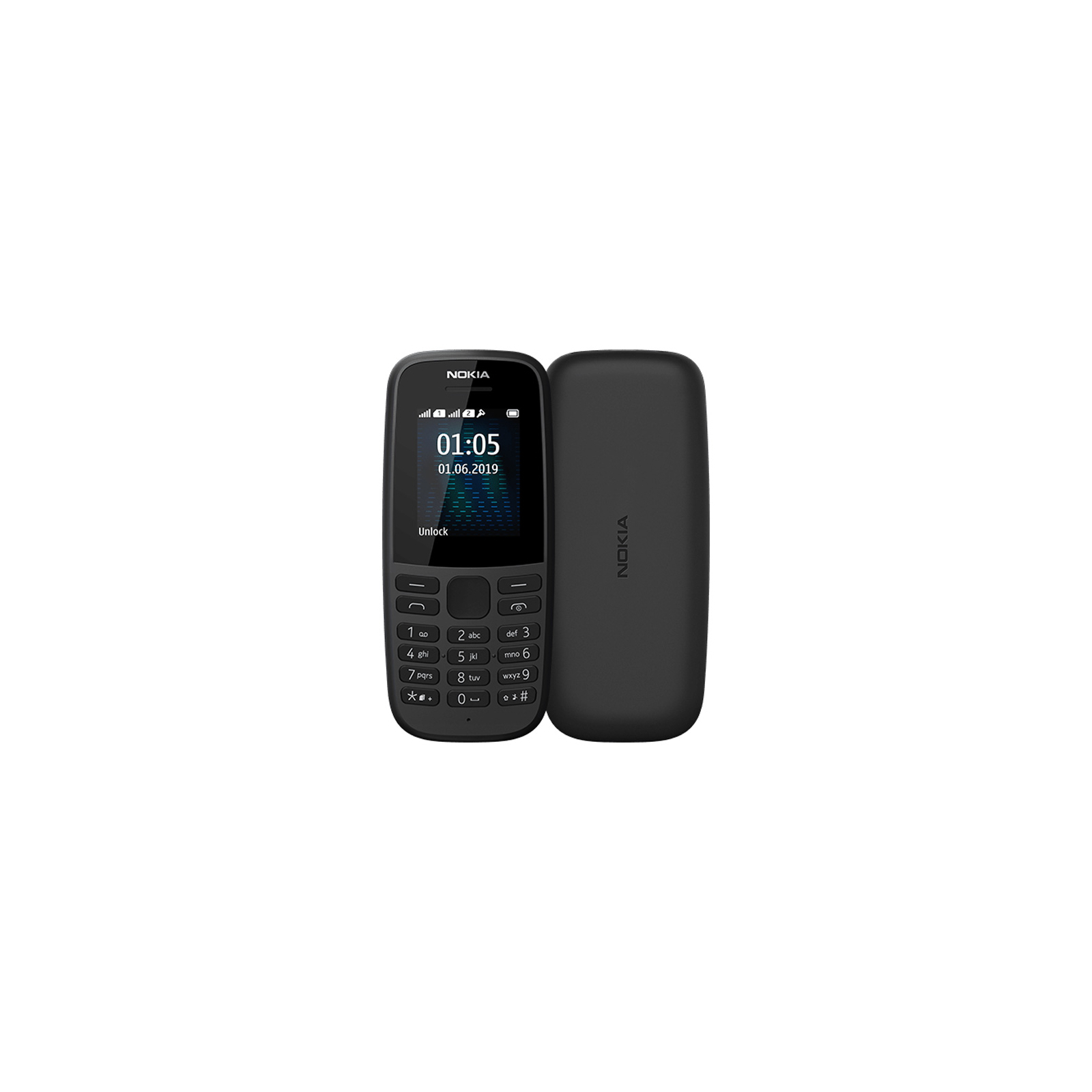 Мобільний телефон Nokia 105 DS 2019 Black (16KIGB01A01) зображення 5