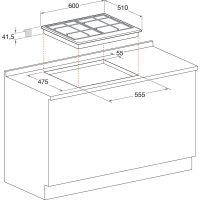 Варочная поверхность Whirlpool PMW64D2IXL изображение 2