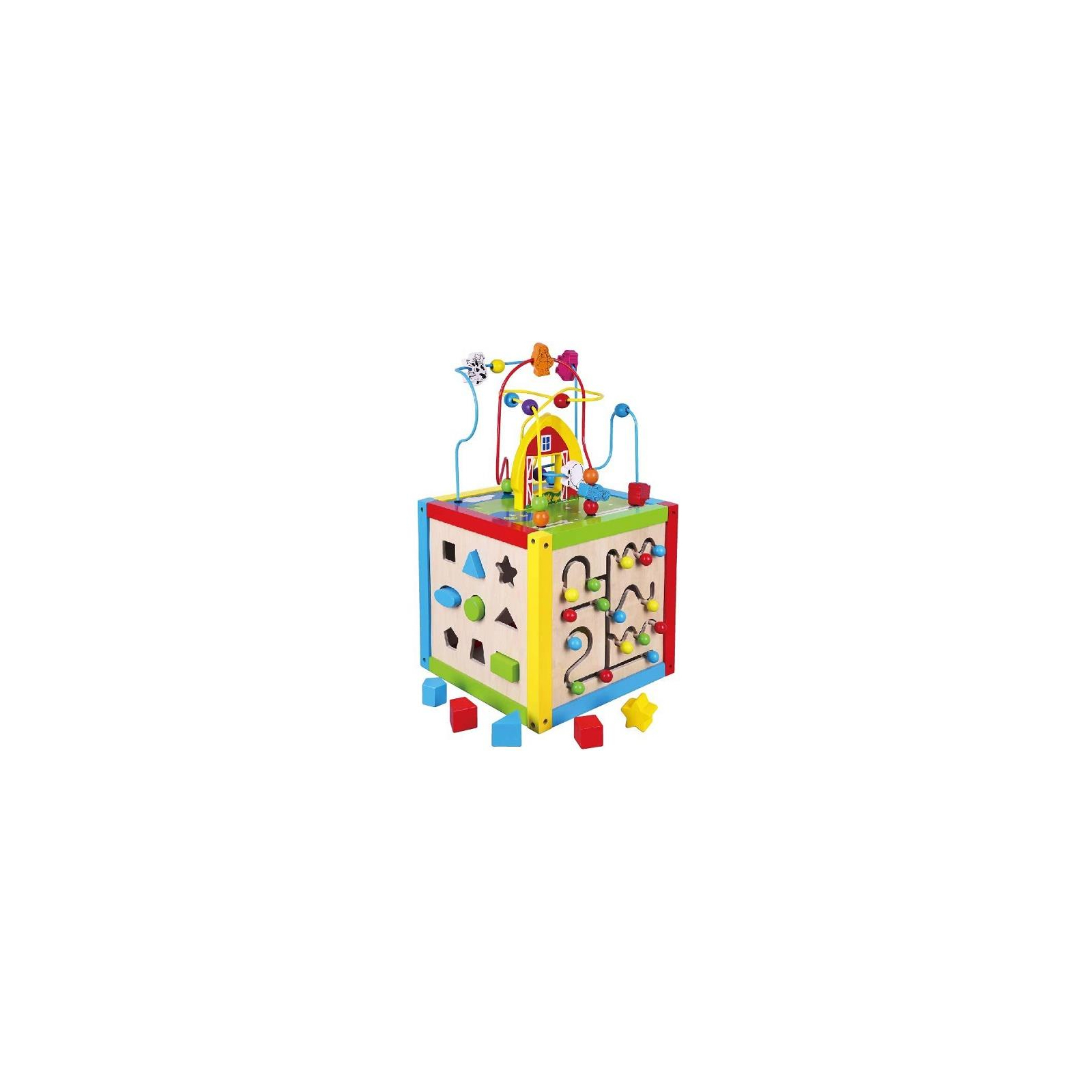 Розвиваюча іграшка Viga Toys Цікавий кубик (58506) зображення 2