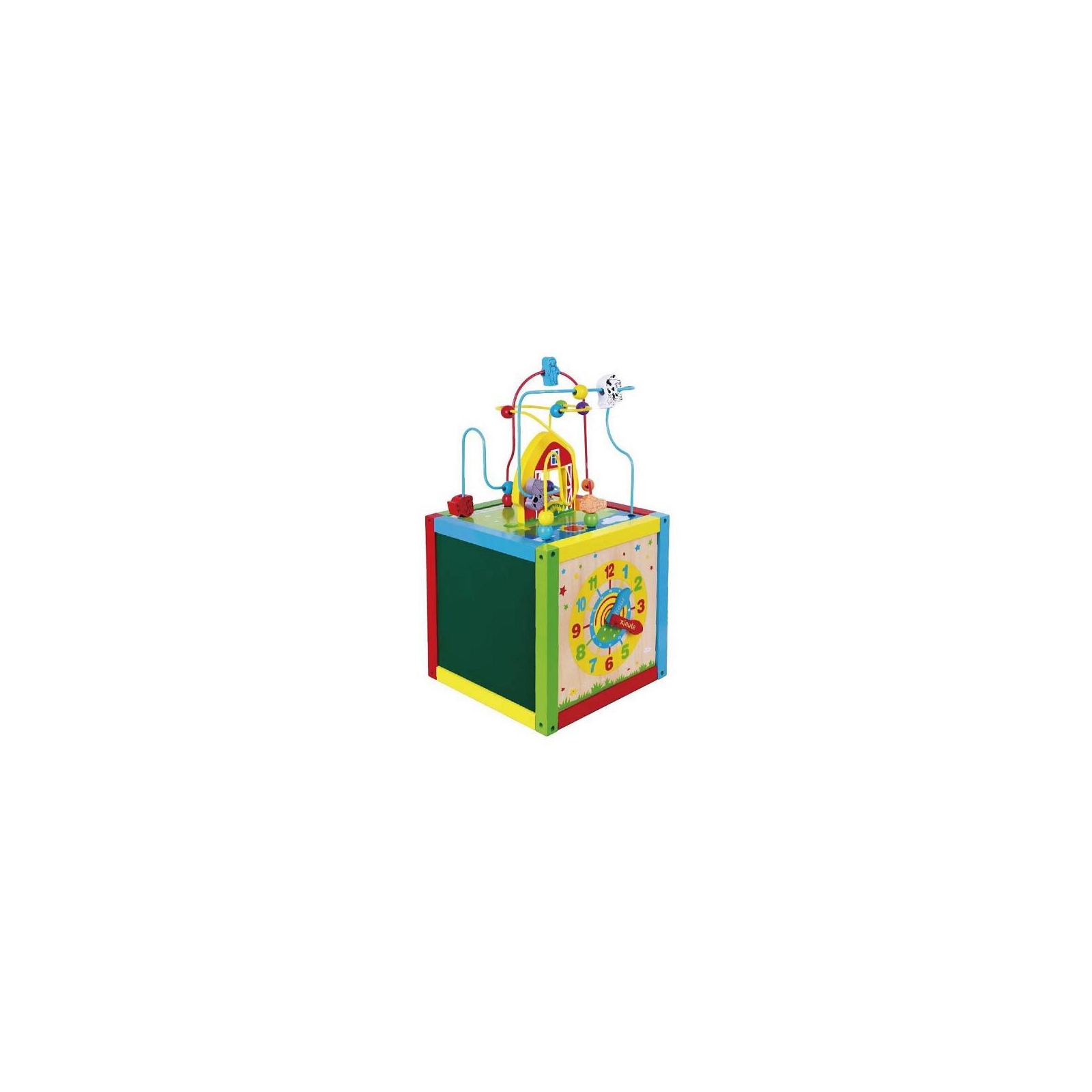 Розвиваюча іграшка Viga Toys Цікавий кубик (58506)