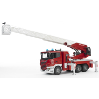 Спецтехника Bruder Большая пожарная машина Scania R-series с лестницей М1:16 (03590) изображение 2