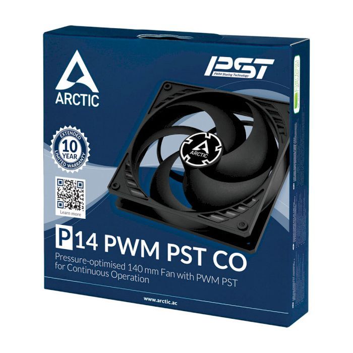 Кулер для корпуса Arctic P14 PWM PST CO (ACFAN00126A) изображение 3
